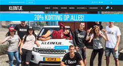 Desktop Screenshot of kleintje.com
